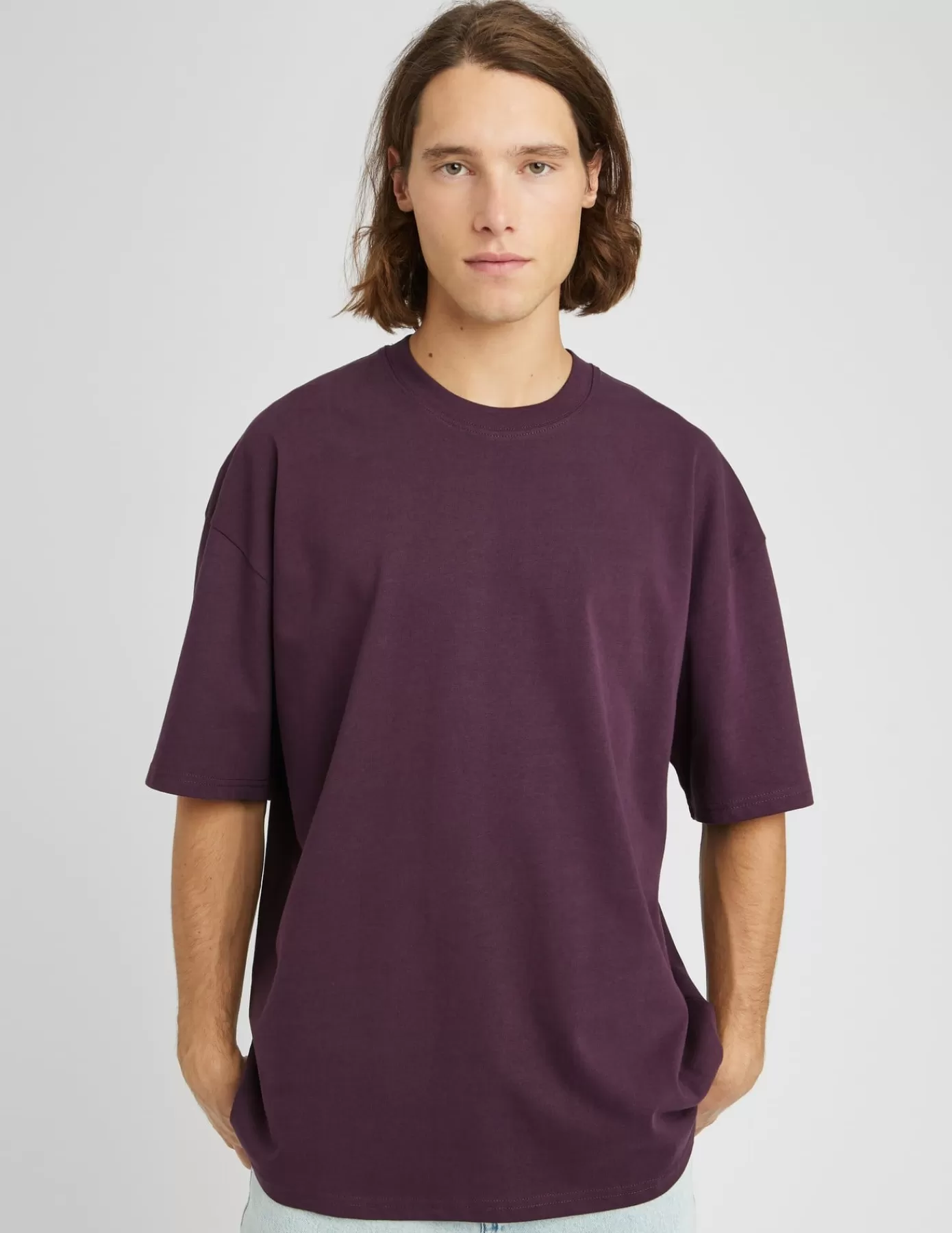 Cheap BZB T-shirt oversize Violet