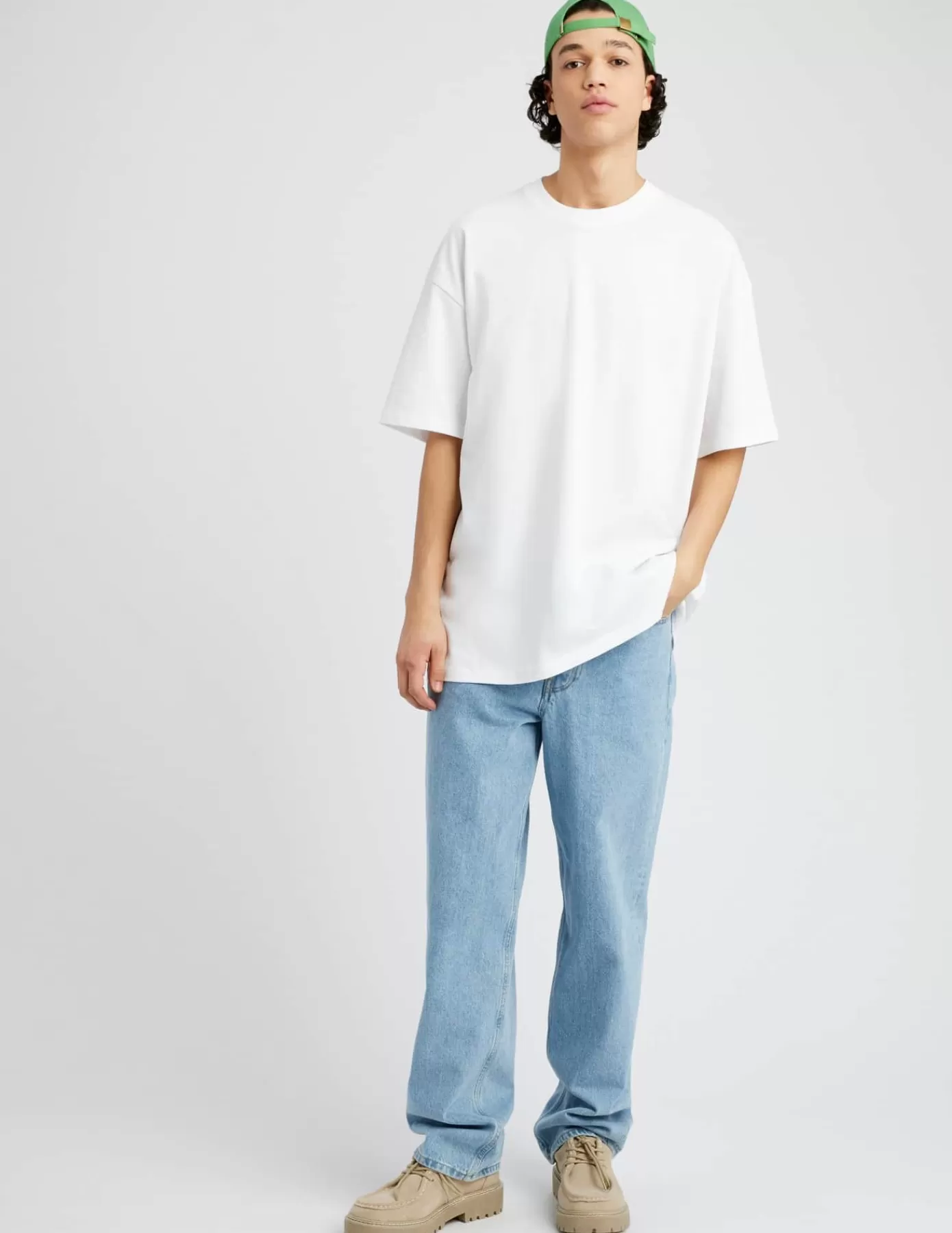 Hot BZB T-shirt oversize Blanc