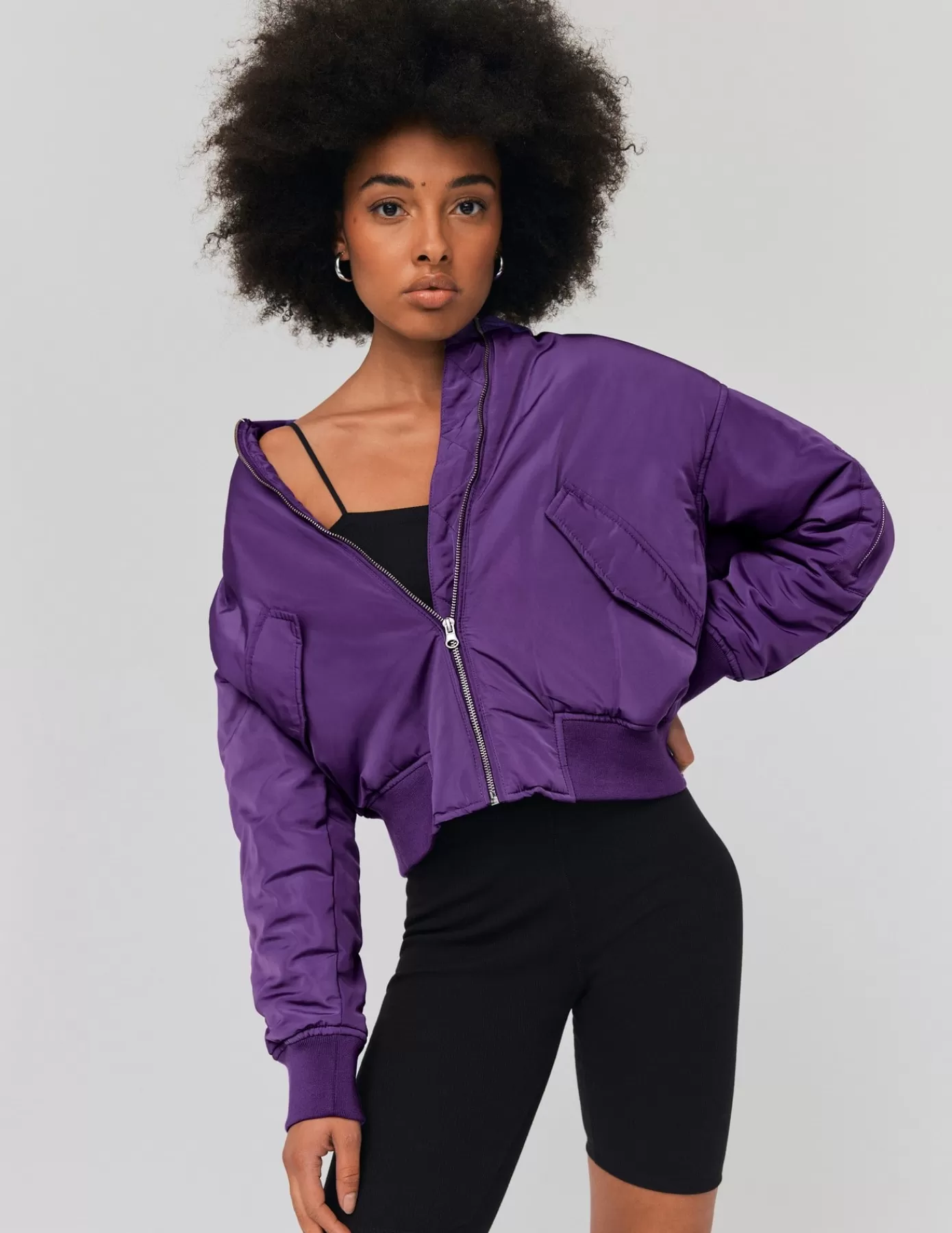 Cheap BZB Veste bomber Violet