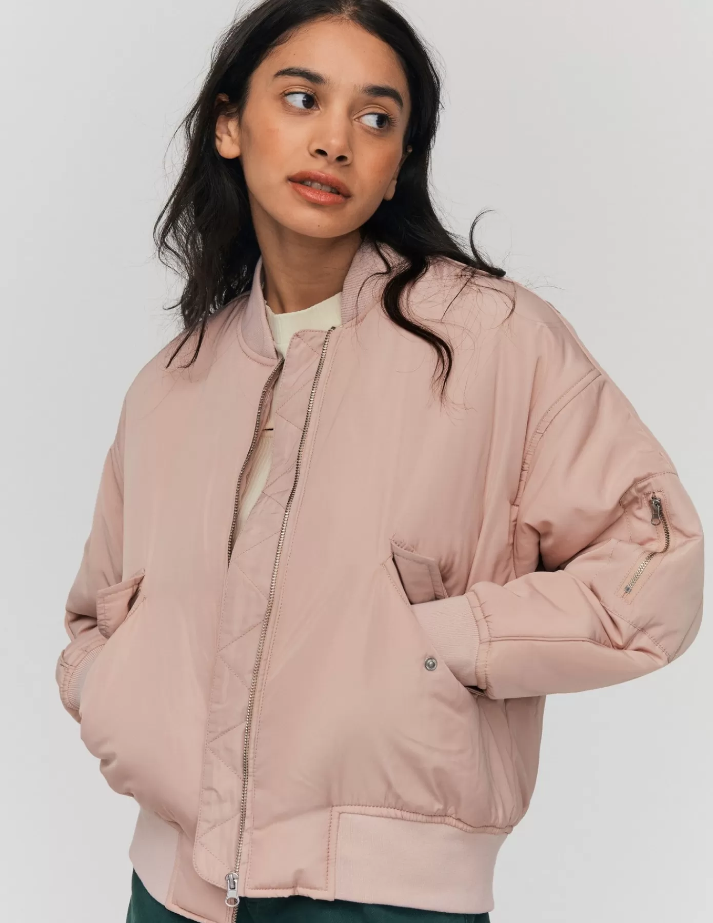 Store BZB Veste bomber Rosepâle